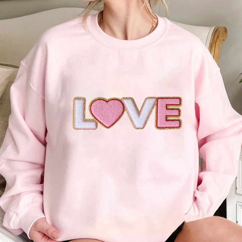 Pink Love Crewneck